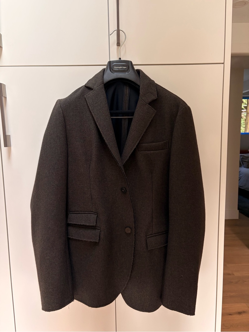 Dark Brown Wool Sport Coat